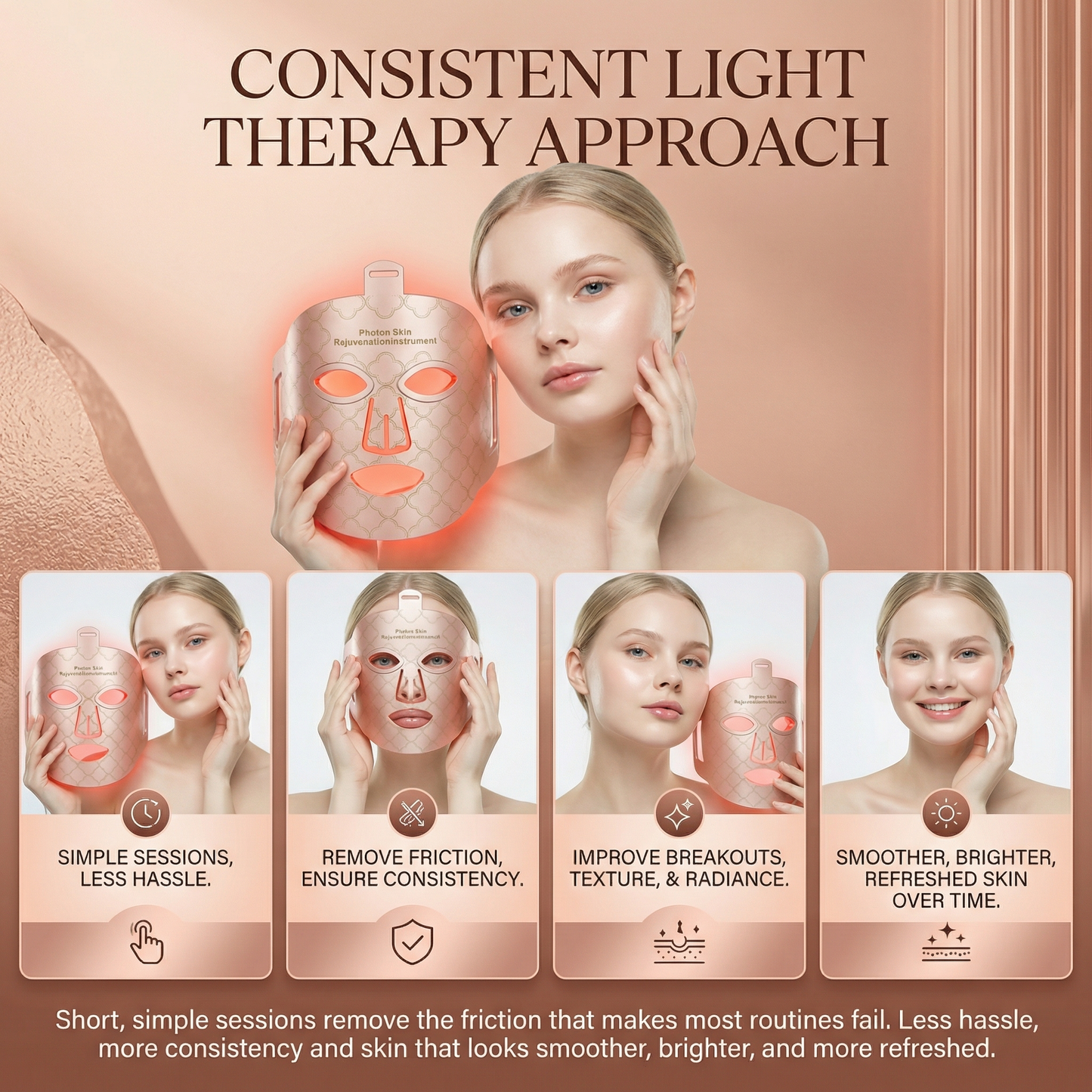 LED Mask: NIR-Powered Rejuvenating